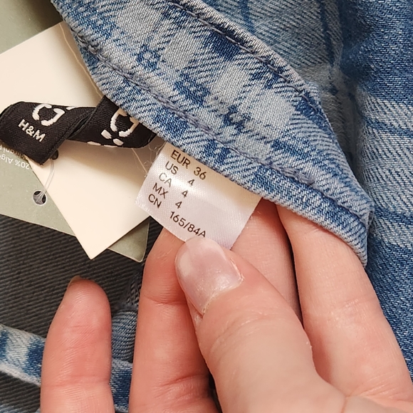 H&M Stretchy Denim Bodycon Dress - Picture 3 of 3